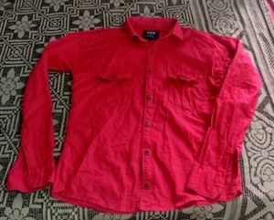 Men's Red Casual Shirt like new