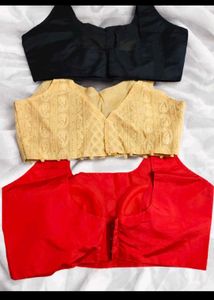 Set of 3 Ethnic Ready-to-Wear Blouses