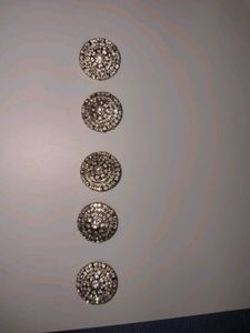 Rhinestone Brooch Set