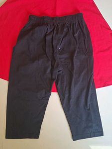 Bright Red Dress &amp; Black Pants Set