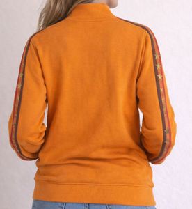 Retro Striped Track Jacket