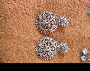 Oxidized Silver Jhumka Earrings
