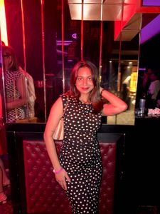 Chic Polka Dot Midi Dress