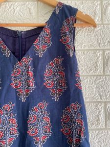 Stiched Cotton Kurta With Lining