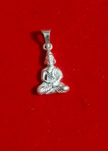 Buddha Pendant Necklace pure silver