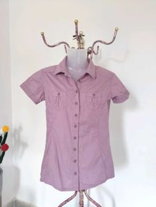 Lavender Button Up Shirt