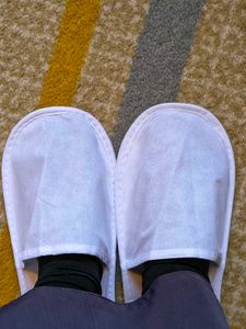 White Home Slippers