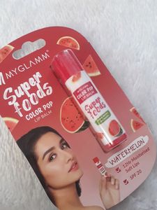 Myglamm super  Foods Color Pop Lip Balm Watermelon