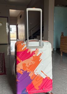 skybag multicolor Trolley Bag - Medium Size