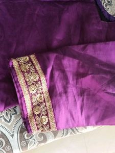 Elegant Purple Kurta with Salwar Set