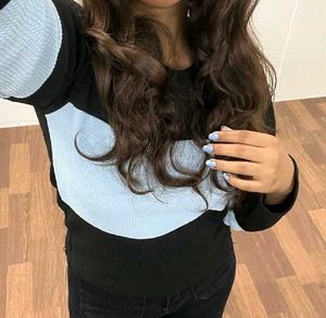 Striped Crew Neck Sweater