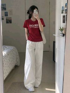 Red Casual T-Shirt