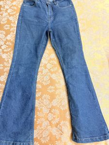 ginger Classic Blue Flare Jeans - Vintage Style