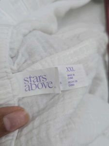 White linen Cotton Shorts