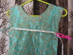 Stunning Teal Sequin Gown