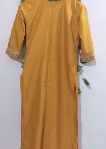 Elegant Yellow Kurta Set with Dupatta