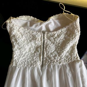 Tube White Dress