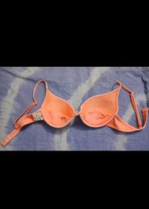 Peach Push-Up Bikini Top