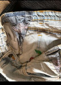 Light Wash Denim Shorts
