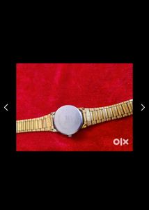Elegant Gold Titan Watch