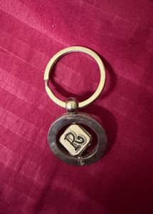 Initial "R" Keychain