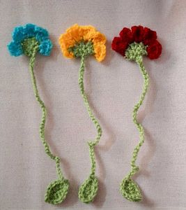 Handmade pressed flower bookmarks