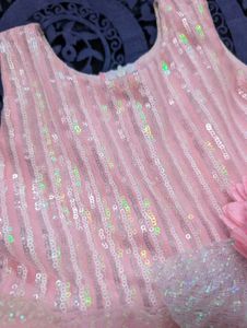 Sparkly Pink Baby Girl Party Dress