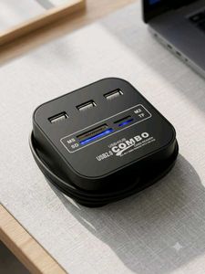 USB 2.0 Combo Hub + Card Reader