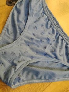 Blue Floral Briefs