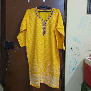 combo of 3 mixed size kurti pant set