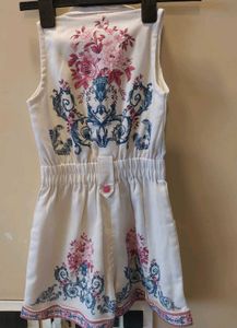 Kids 6-8 years old 26" B&amp;R Floral Design Jumpsuit