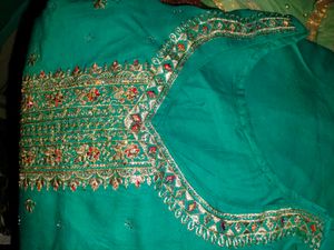 XXL unsed Embellished Teal Kurta Top