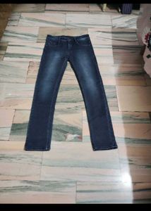 Classic Men's Dark Wash Straight Leg Jeans