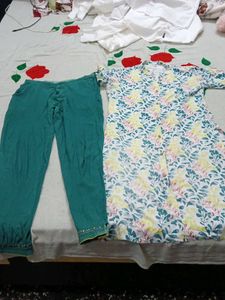 Floral Print Kurta with Pants
