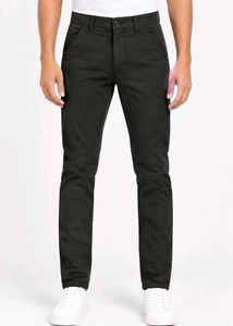 Men's Chino Pants - Black &amp; Olive