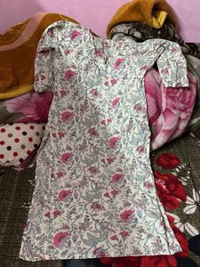 Floral Print Kurta