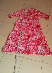 Vibrant Tropical Leaf Print kurta