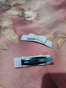 Pair Of Pink Hair Clips