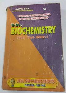 B.Sc. Biochemistry - First Year