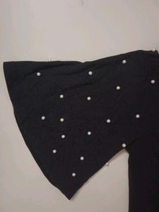 Branded UMM Cute Black Top