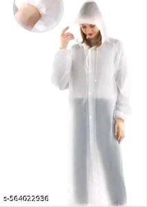 Stylish White Raincoat