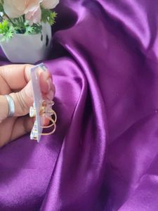 Korean Earrings With Sparkle Ad Stone