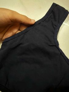 Dark navy blue Crop Sports Bra