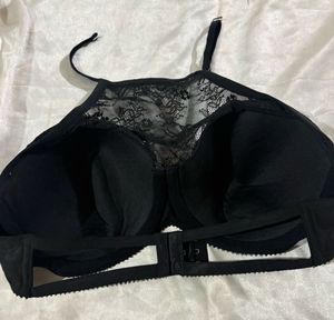 Black Lace Halter Bralette Top