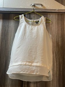 White Layered Tank Top