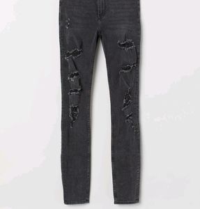 H&amp;M Super Skinny Ripped Jeans