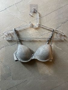 Comfortable Grey Padded Underwire Bra