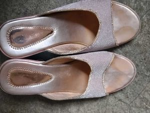 Sparkling Rose Gold Flats