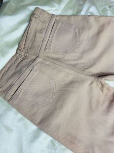 Women’s beige/tan straight-fit jeans