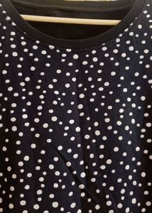 Polka Dot Long Sleeve Sweater